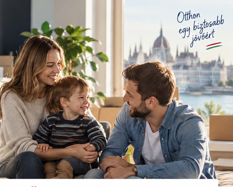 Magyar család otthonában – a Wekerle Plusz Program illusztrációja